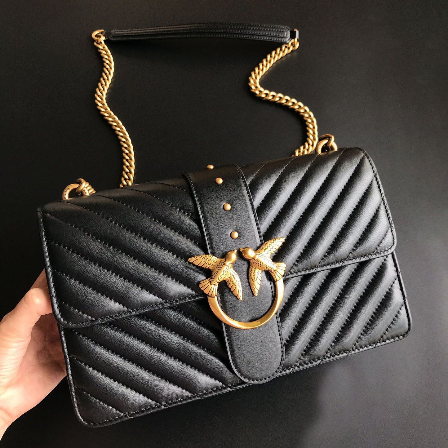Women's Embroidered Swallow High-grade Double Flying Bird Shoulder Bags