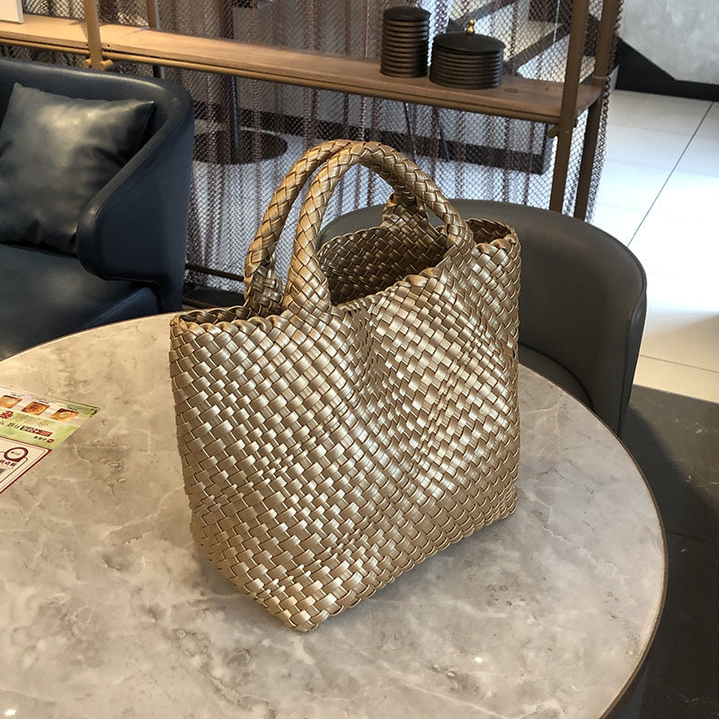 Slouchy Large Capacity Hand-woven Versatile Mother Bags