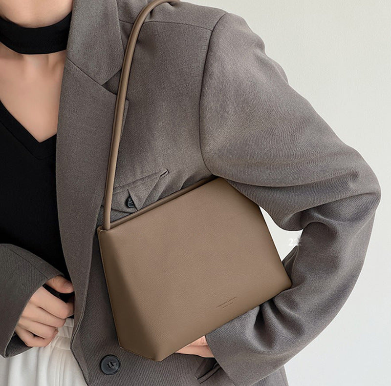 Women's Autumn Simple French Style Underarm Stick Shoulder Bags