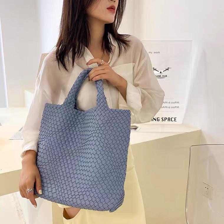 Women's Handmade Woven Portable Large Capacity Tote Bags