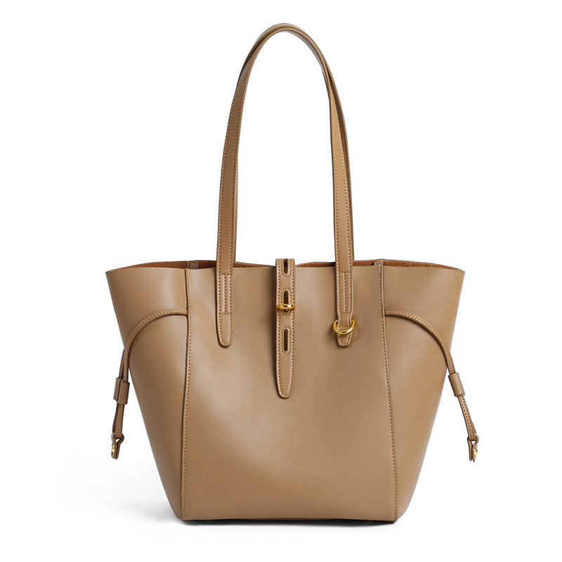 Women's Genuine Leather Large Capacity Versatile Fashion Tote Bags