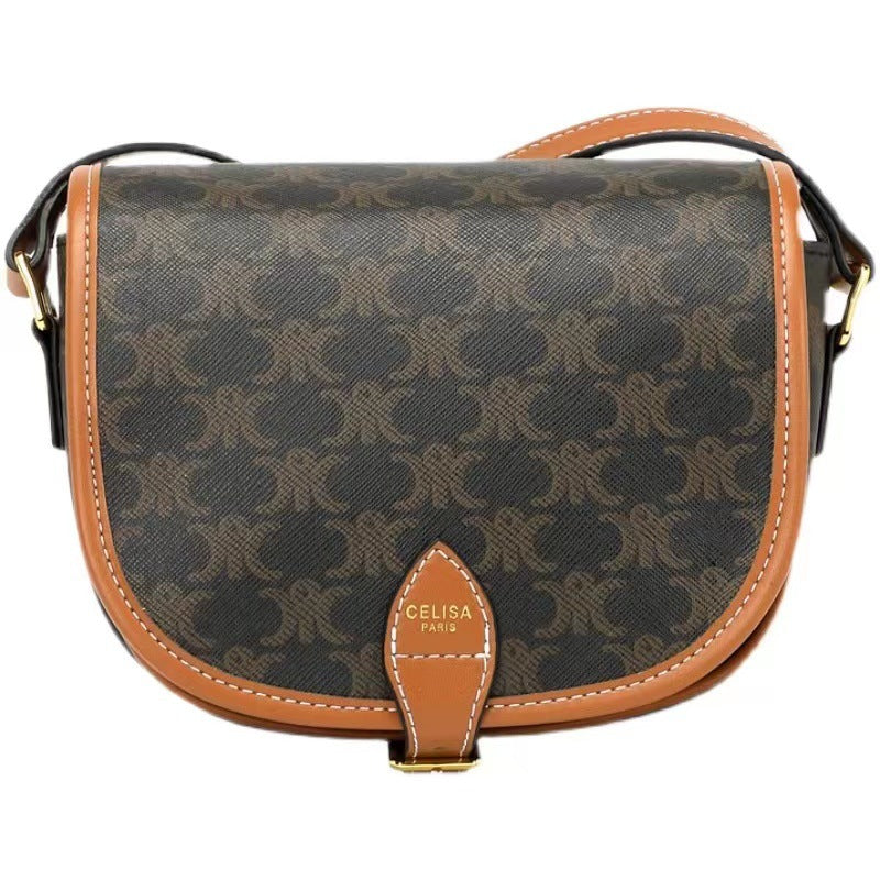 Women's Arc Saddle Fashion Retro Advanced Texture Crossbody Bags