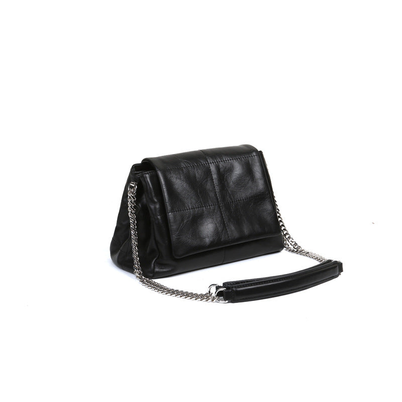 Women's Simple Fashion Korean Style Rhombus Chain Shoulder Bags