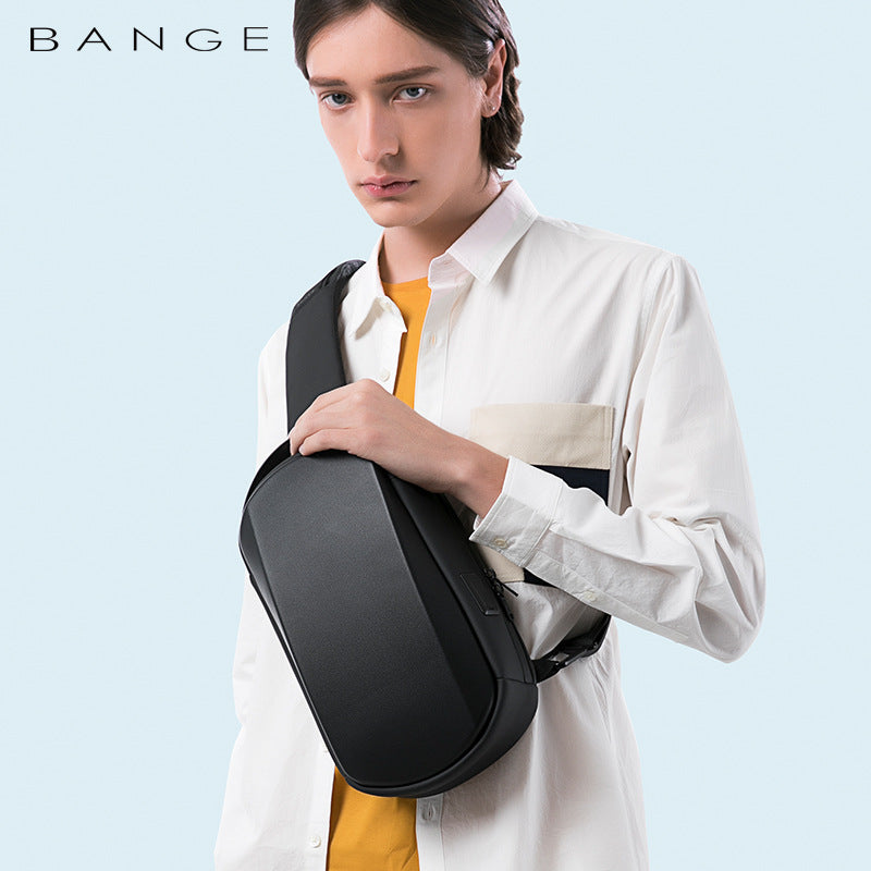 Men's Bange Waterproof Hard Shell Fashion Pouch Men's Chest Bags