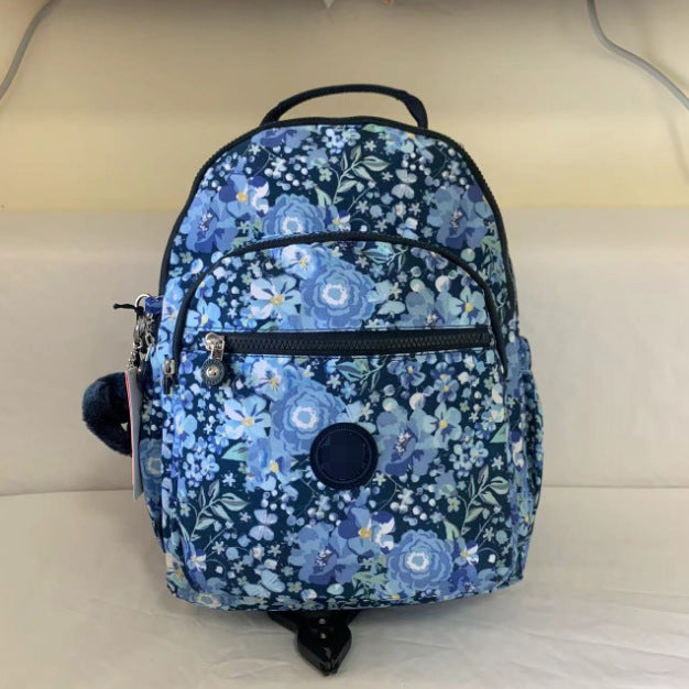 Summer Nylon Monkey Medium Side Commuter Backpacks