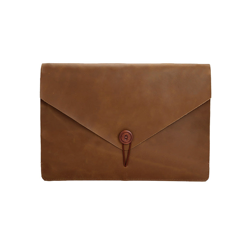 Genuine Leather Computer Storage Suit Suitable Bags