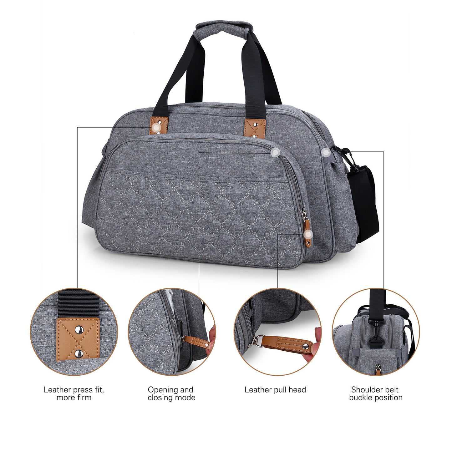 Mummy Lying Crib Comfortable One Diaper Bags