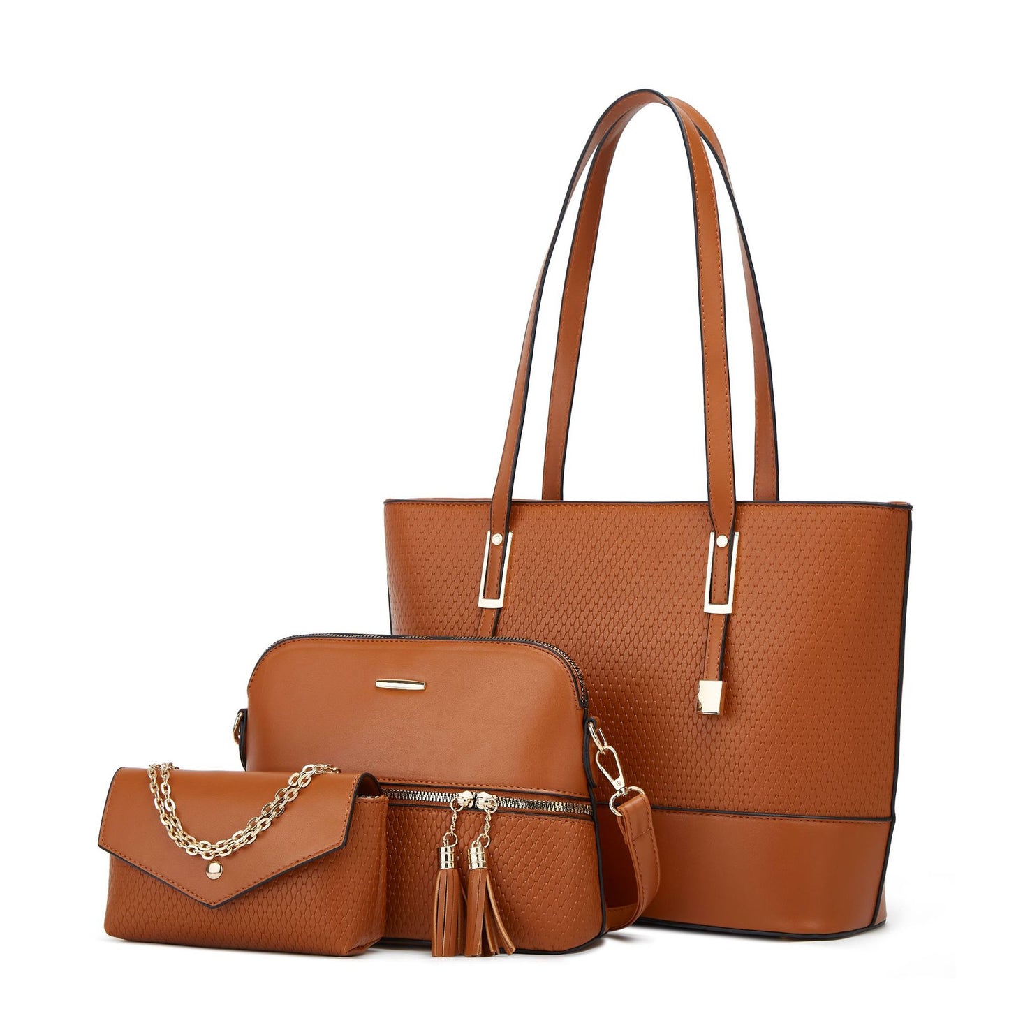 Durable Fashion Large Iron Chain Capacity Shoulder Bags
