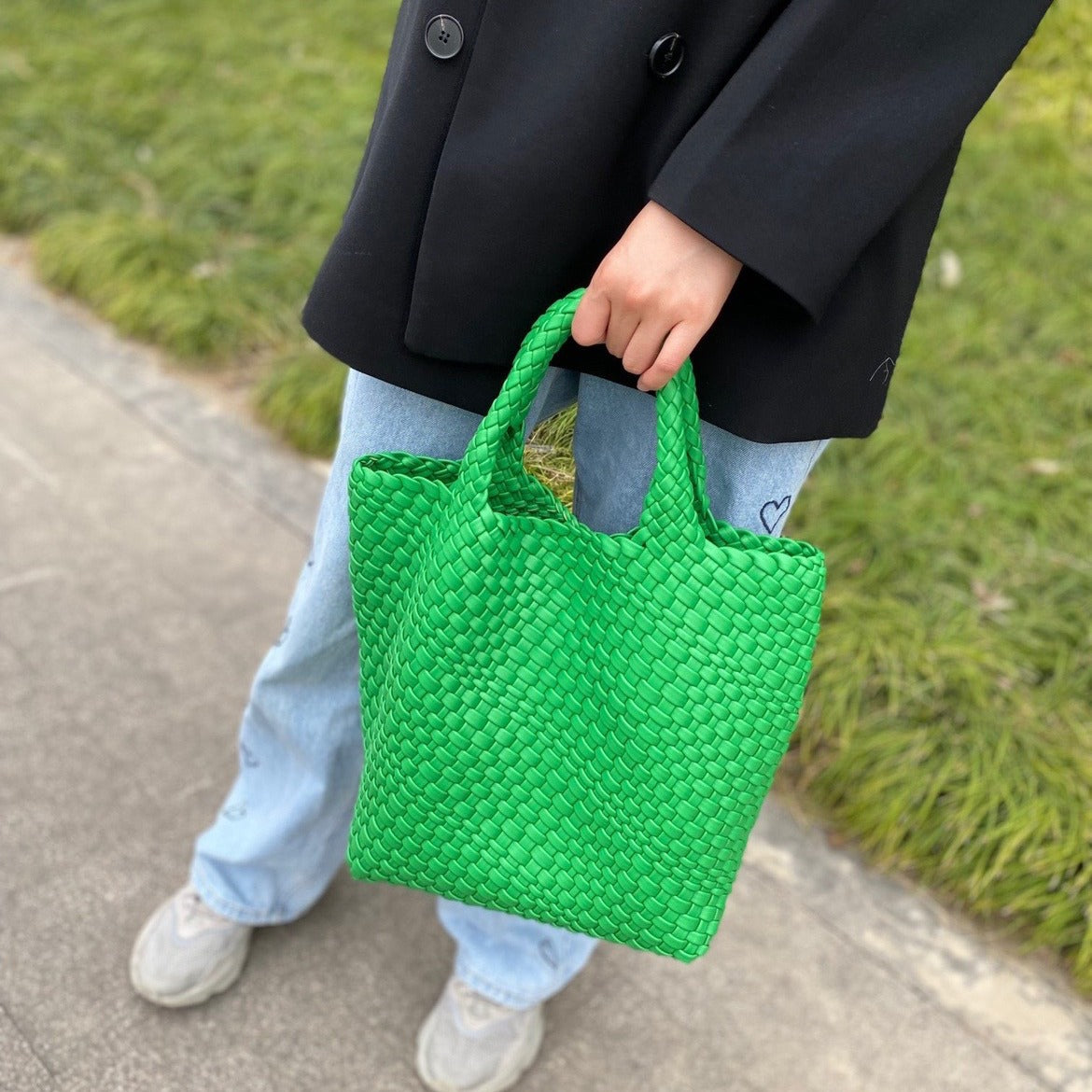 Slouchy Large Capacity Hand-woven Versatile Mother Bags