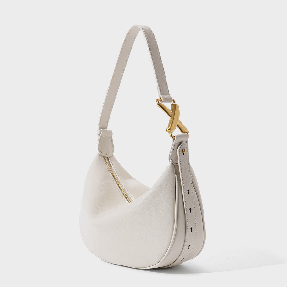 Women's Designer High-grade Underarm Moon French Style Armpit Bags