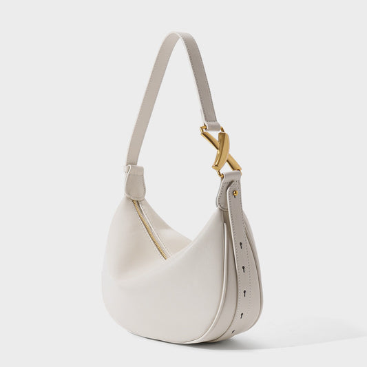 Women's Designer High-grade Underarm Moon French Style Armpit Bags
