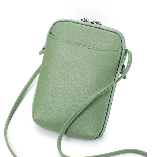 Women's Leather Design Mobile Fashion Large Capacity Bags