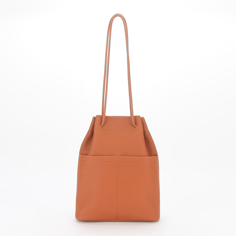 Women's Graceful Drawstring Minority Simple Fashion Backpacks