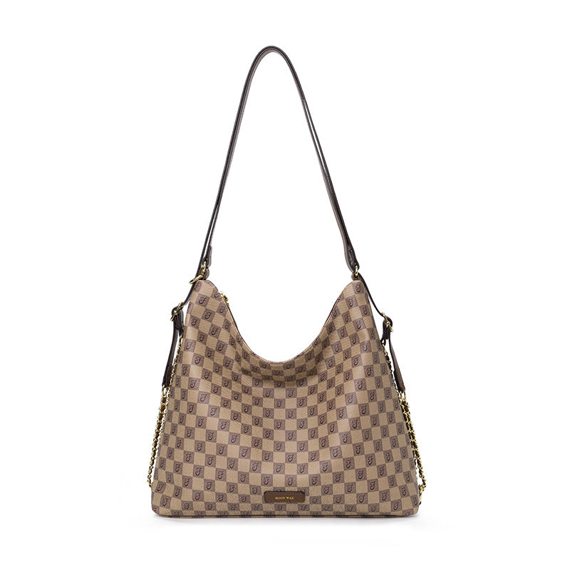 Women's Trendy Large Capacity Soft Leather Light Shoulder Bags