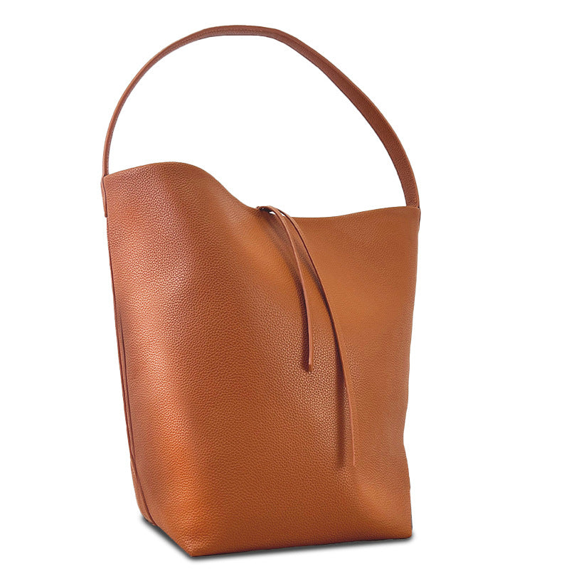Large Capacity Underarm High Sense Light Bucket Bags