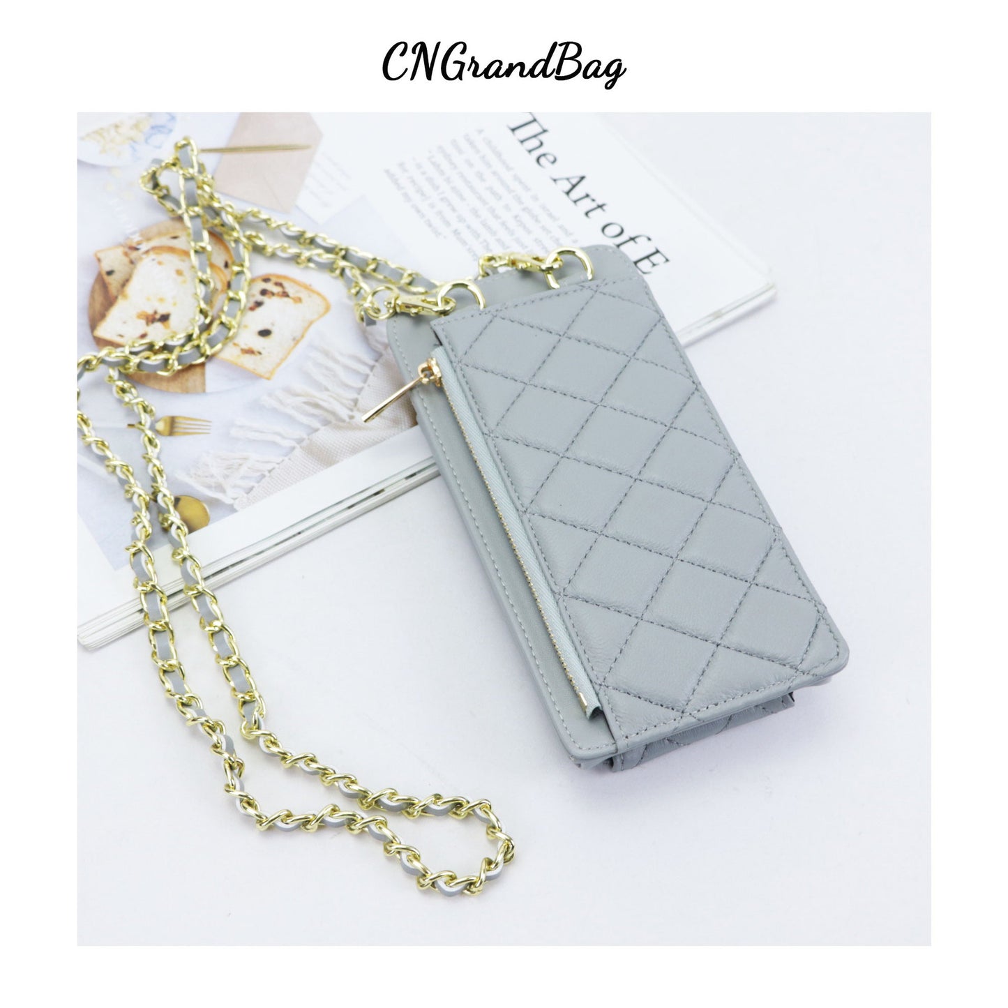 Women's Wild Genuine Sheep Skin Mobile Mini Bags