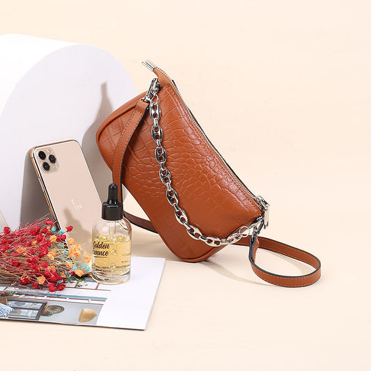 Women's First Layer Soft Cowhide Niche Kendall Underarm Genuine Shoulder Bags