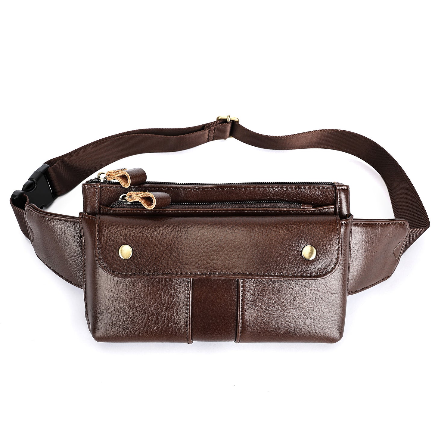 Men's Russian Leather Retro Top Layer Bags