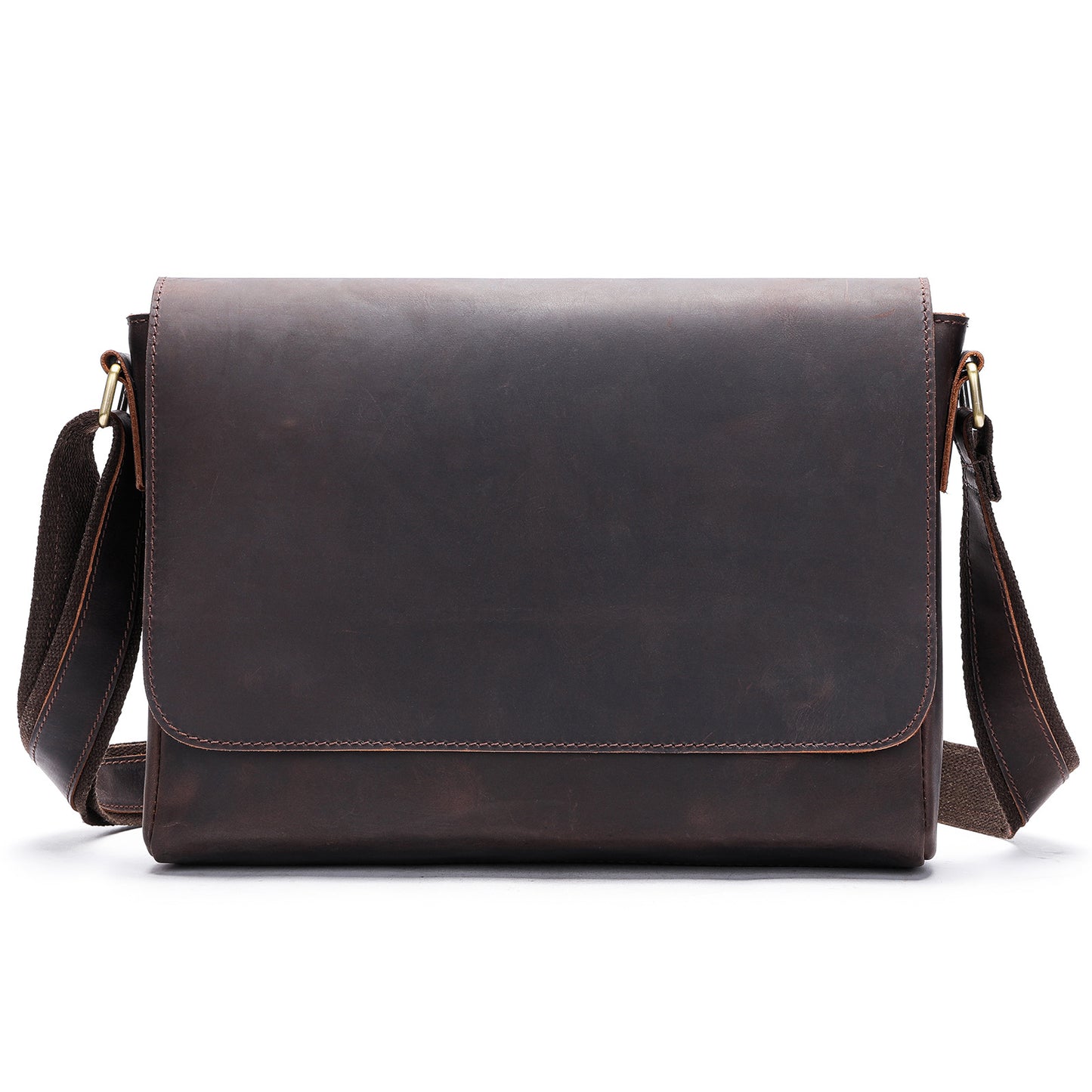 Men's Retro Crazy Horse Leather First Layer Men's Messenger Bags