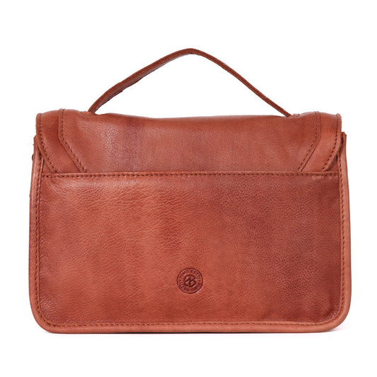 Cowhide Genuine Leather Classic Water Dyed Crossbody Bags