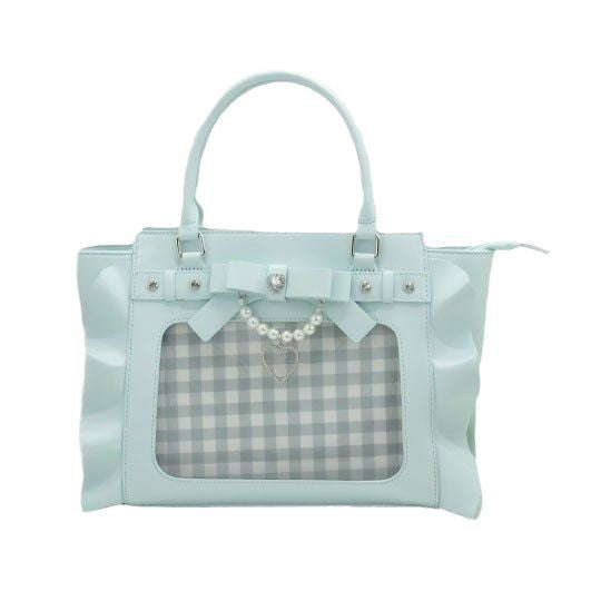 Women's Style Love Hand-held Cartoon Snacks Lace Crossbody Bags