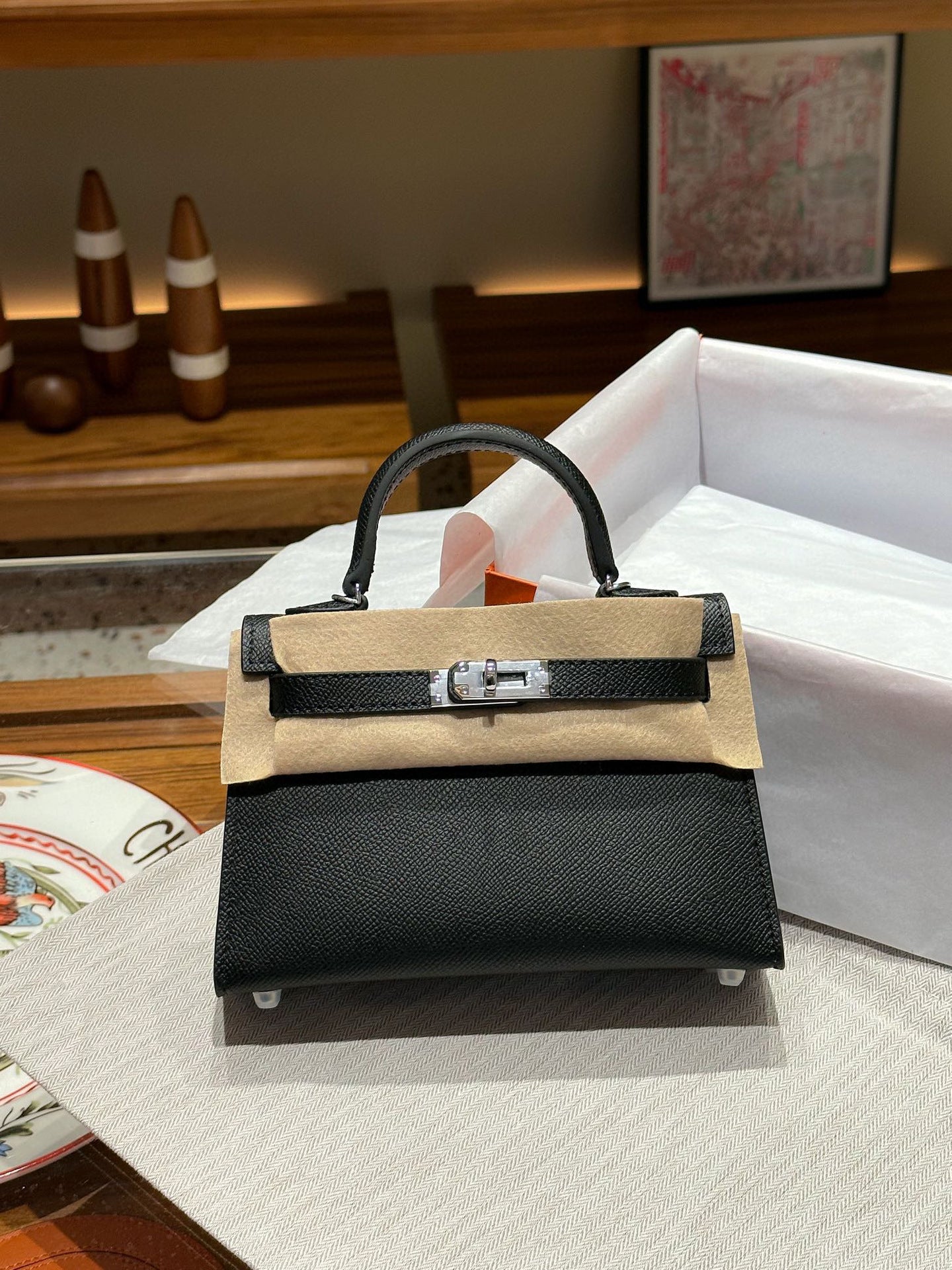 Women's Leather Second Generation Kelly Mini Fashionable Crossbody Bags