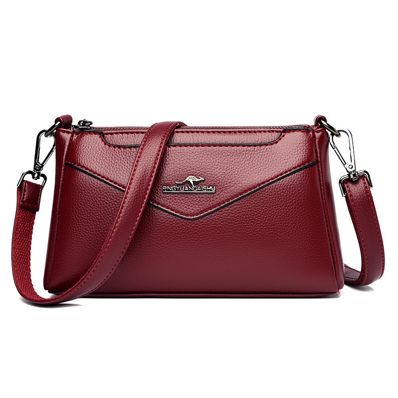 Women's Innovative Mother Soft Leather Elegant Crossbody Bags