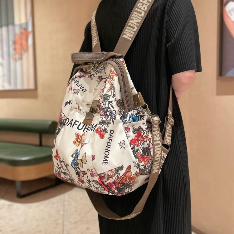 Women's Western Style Convenient Fashion Oxford Cloth Backpacks