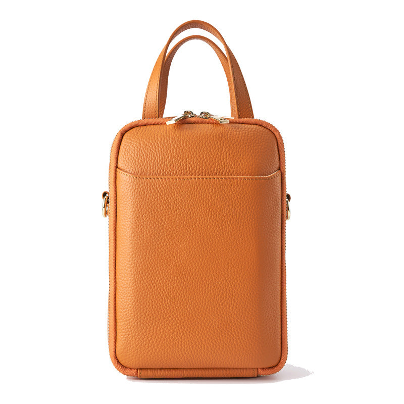 Women's Fashion Cowhide Trendy Simple Portable Genuine Crossbody Bags
