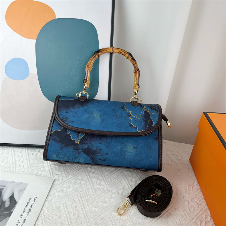 Women's Elegant Chinese Style Retro Pattern Yarn Handbags