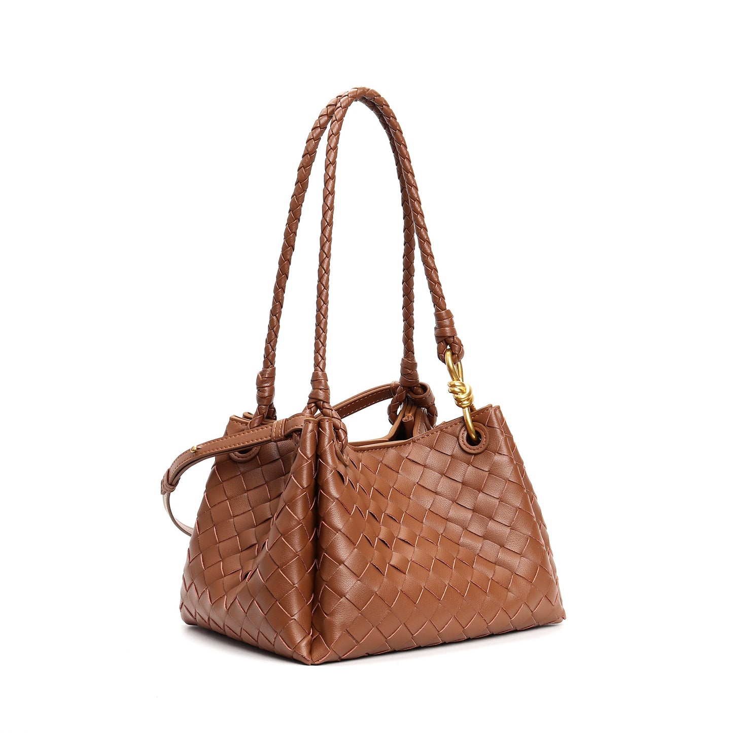 Parachute Knotted Hardware High Quality Leather Simple Shoulder Bags