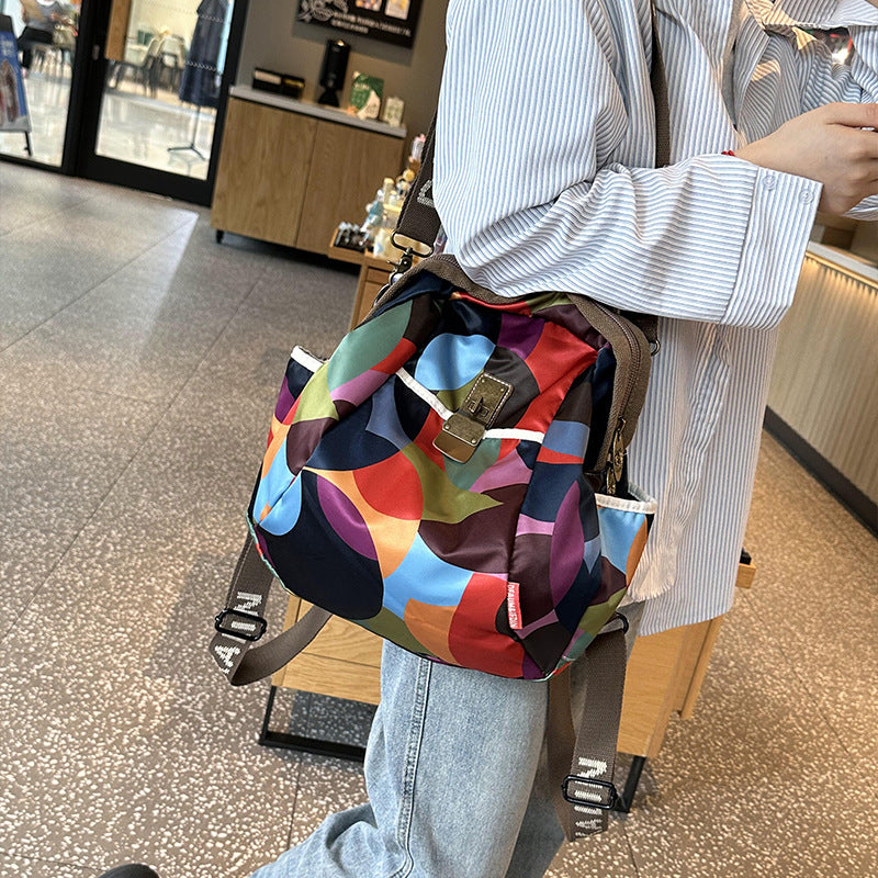 Women's Lightweight Summer Fresh Floral Print Trendy Backpacks