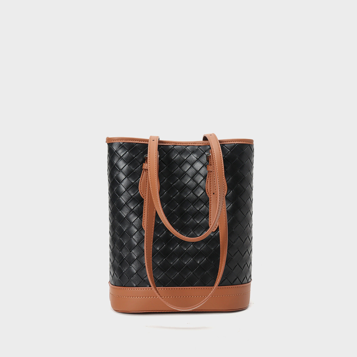 Women's Genuine Leather High-grade Exquisite Mom Cross Bucket Bags