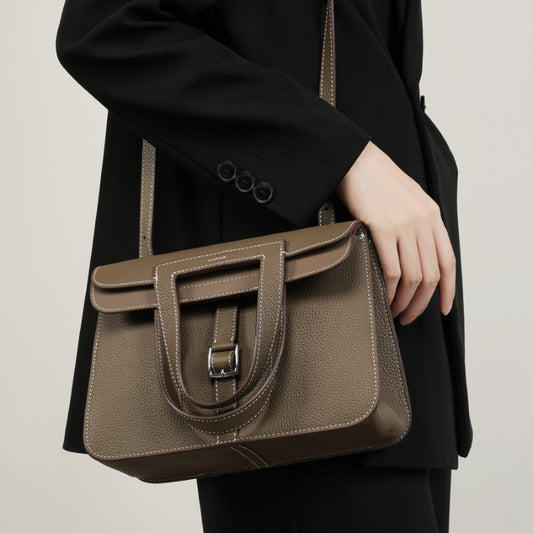 Women's First Layer Cowhide Hazan Advanced Portable Crossbody Bags