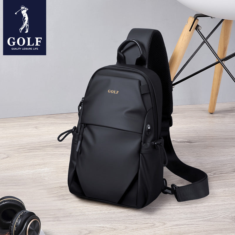Men's Trendy Leisure Outing Large Capacity Oxford Men's Chest Bags
