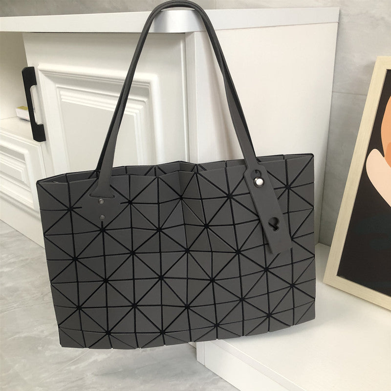 Women's Original Single Rhombus Frosted Rock One Lifetime Handbags
