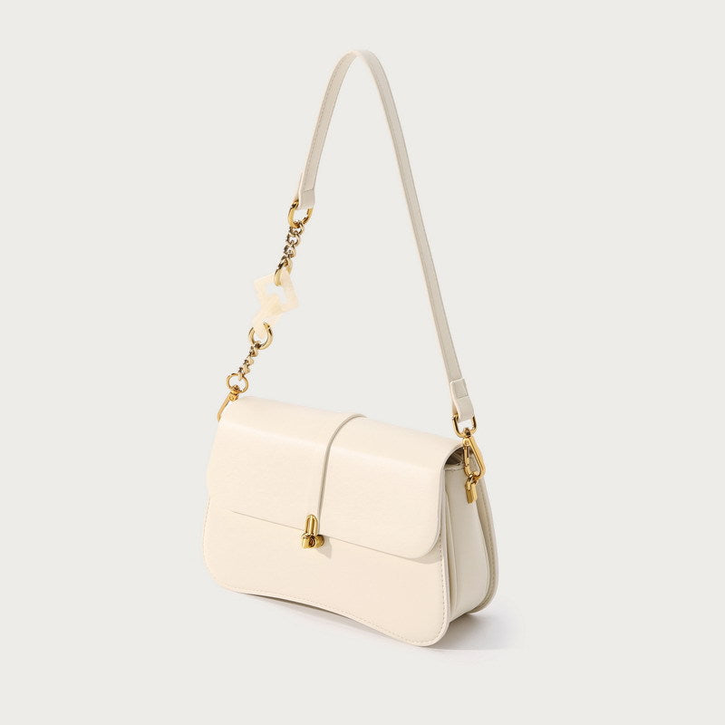 Women's Genuine Leather Niche Saddle Summer High-grade Shoulder Bags