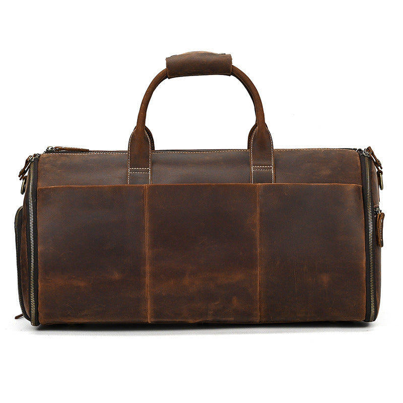 Horse Leather Folding Suit Storage Dry Travel Bags