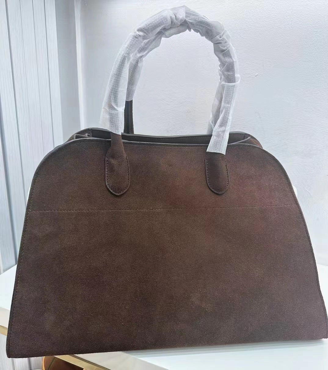 Cowhide Frosted Niche Large Capacity Color Bucket Bags