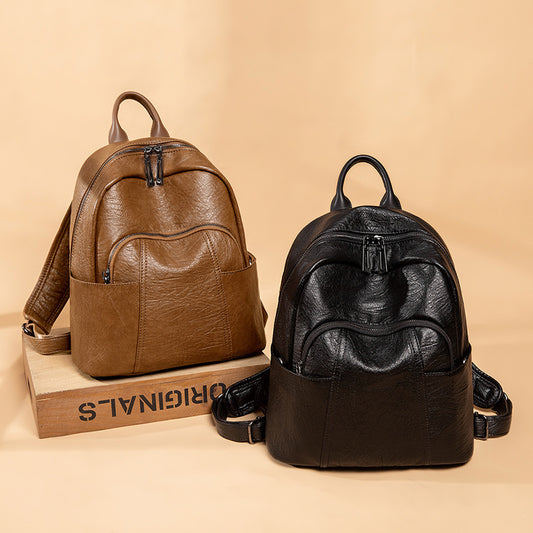 Women's Korean Style Fashion Simple Large Capacity Backpacks