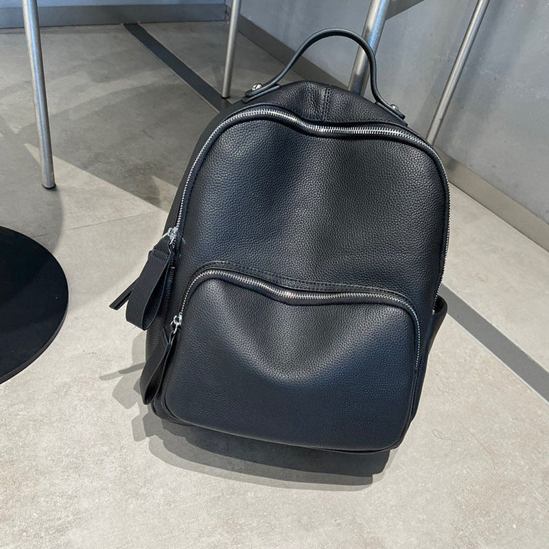 First Layer Leather Female Style Scholar Backpacks