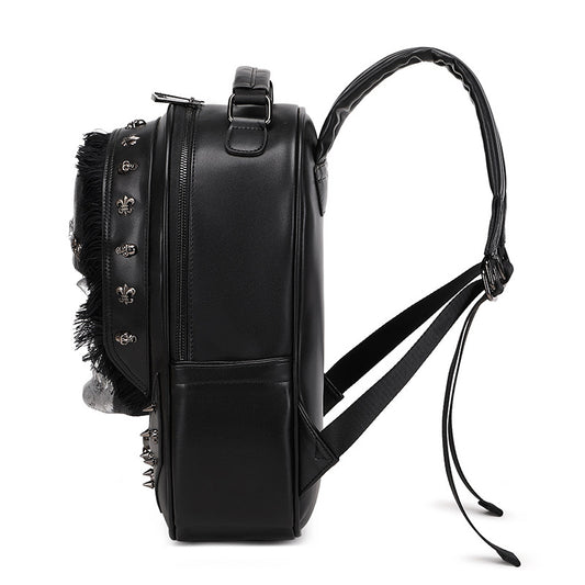 Women's & Men's & Halloween Essential Skull Hair Personality Backpacks