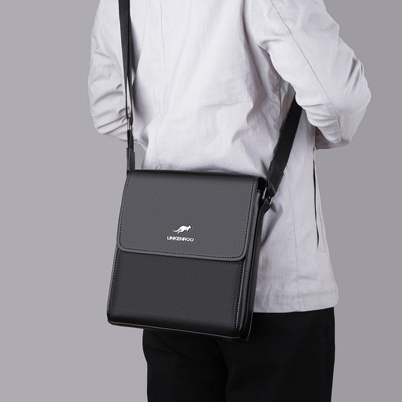 Men's Man With Password Business Cover Vertical Men's Shoulder Bags