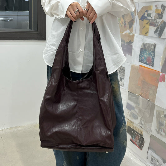 Simple Black Underarm Niche Fashion High Bags