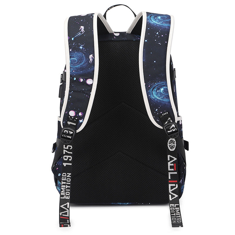 Men's Large Capacity Printing High Quality For Middle School Students' Schoolbags