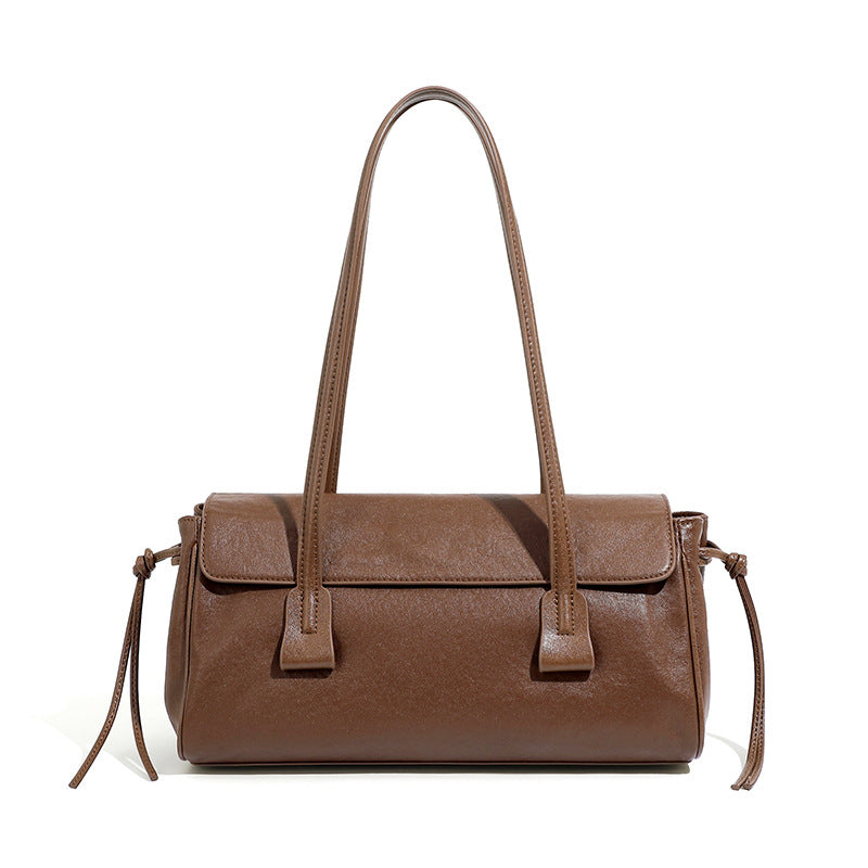 Women's Vegetable Tanning Leather Underarm High-grade Hand Crossbody Bags