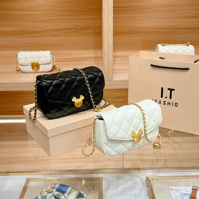 Women's Genuine Leather Summer Advanced Golden Ball Crossbody Bags