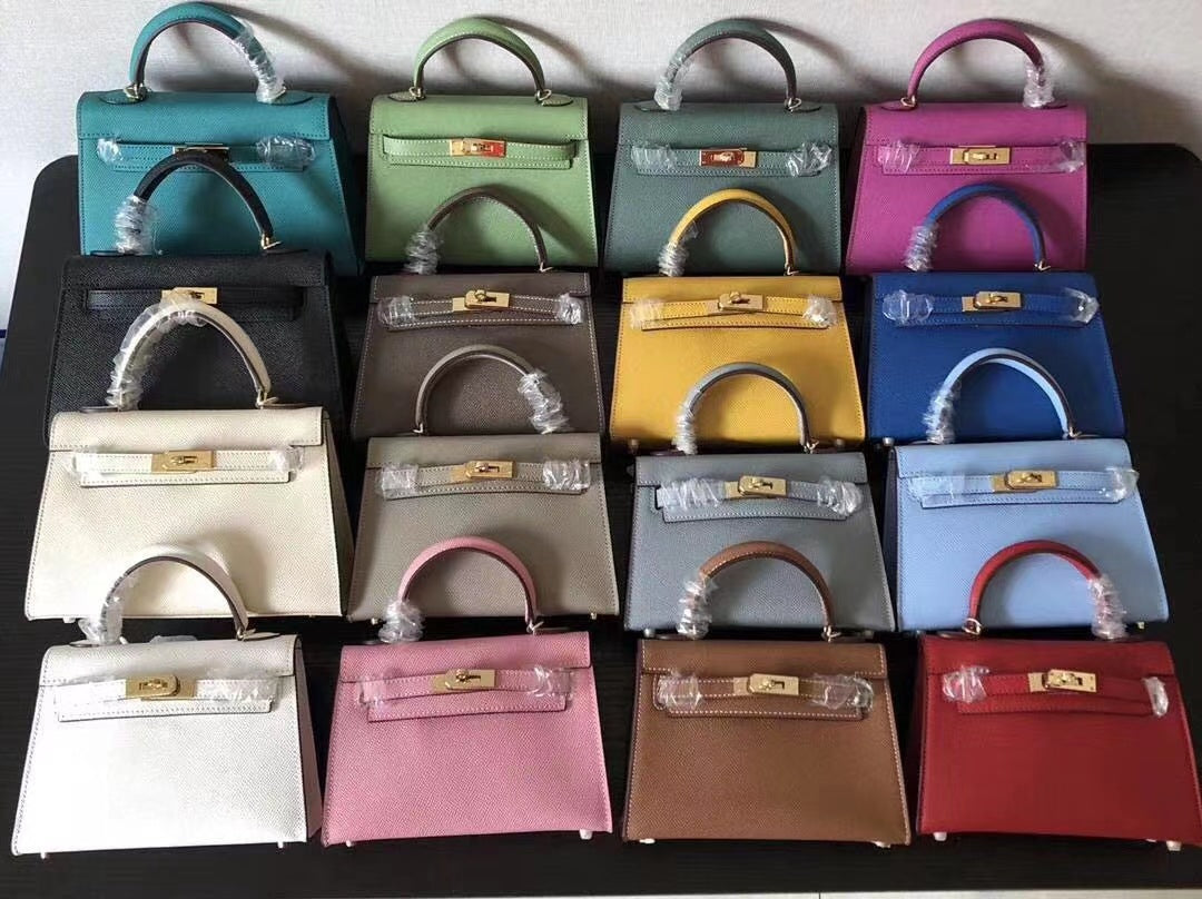 Women's Second Generation Kelly Leather Portable Shoulder Bags
