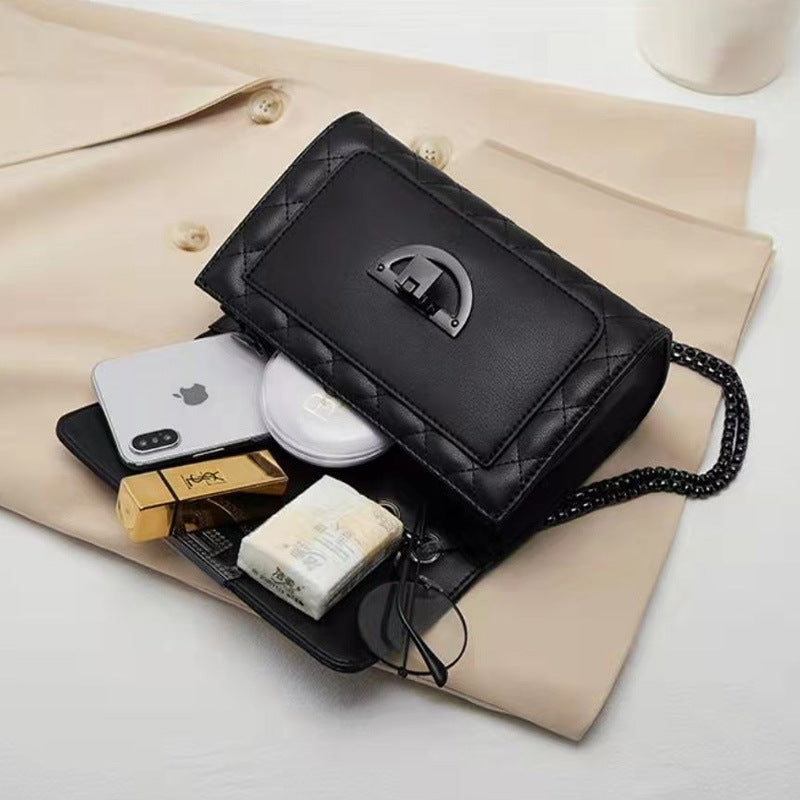 Women's Genuine Leather Fashion One Versatile Chain Bags