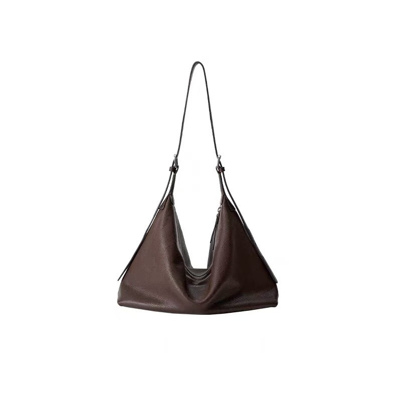 Vegetable Tanned Binaural Deer Leather Comfortable Retro Shoulder Bags